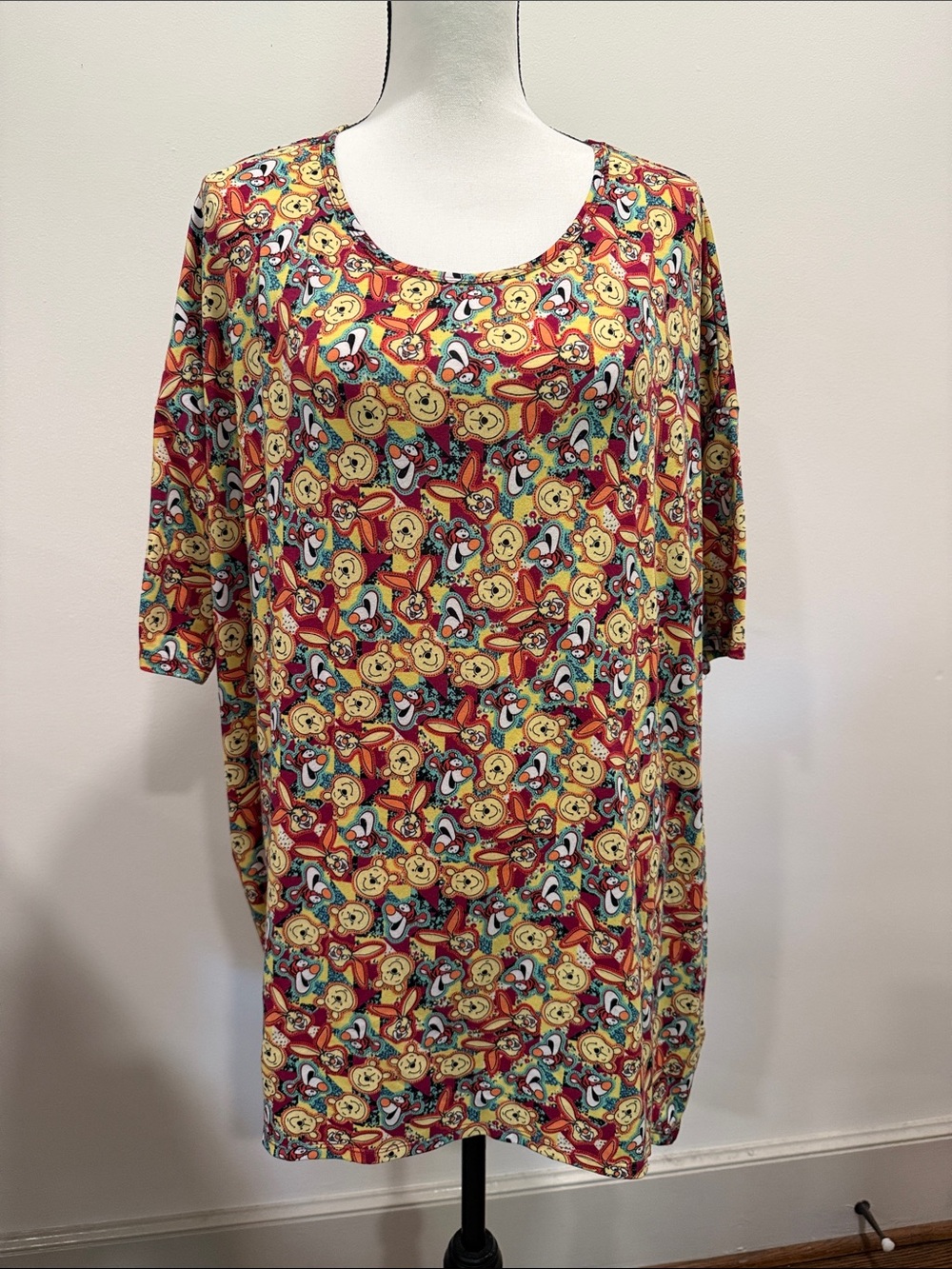 LuLaRoe Disney Collection "Winnie the Pooh" Irma Tunic Size XL
